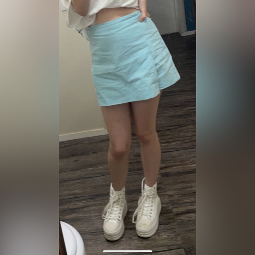 Zara light blue Skort